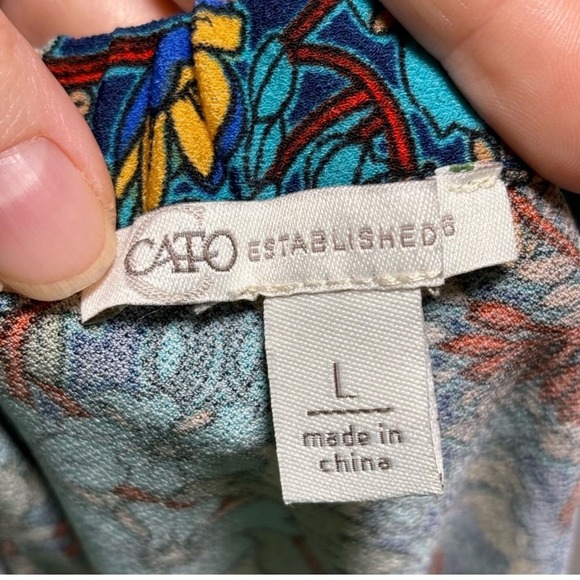 Cato Sleeveless Boho Top Size L - Picture 6 of 9